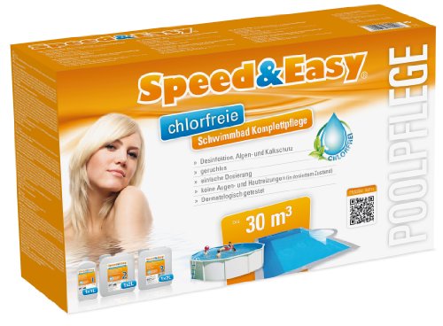 Steinbach Poolchemie Speed & Easy Phase 1+2+3 für Pools mit einer Wassermenge von max. 30 m³, 3 x 1 l