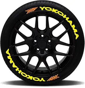 Tyre Tattoo 3D Premium & Unique Rubber Tyre Stickers Kit (4 Tyres)_for Yokohama Tyres