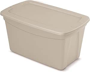 XXL Aufbewahrungsbox mit Deckel aus Kunststoff in sehr solider