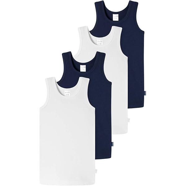Sanetta Intimo Per Bambini E Ragazzi – Canottiera E Slip In 100% Cotone, Lavabile In Macchina