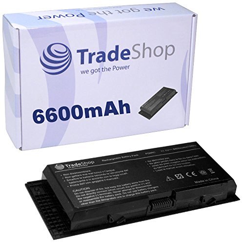 Hochleistungs Li-Ion Qualitäts Akku, 10,8V/11,1V / 6600mAh ersetzt Dell 0TN1K5 FV993 PG6RC R7PND JHYP2 0-TN-1-K5 FV-993 PG-6-RC R-7-PND JHYP-2 451-11742 451-11743 451-11744 für Dell Precision M4600 M-4600 M4700 M-4700 M6600 M-6600
