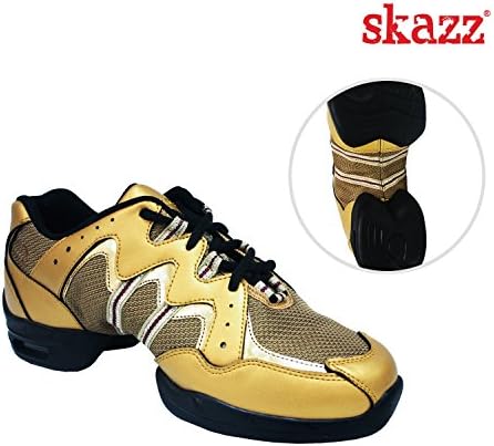 SKAZZ p74 m Havana Dance Shoes Child, Children's, P74M Havana, Duo Jaune/Gris, FR : 34 (Taille Fabricant : 34)