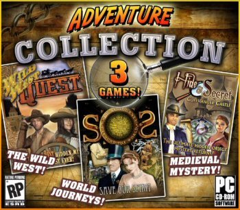 Adventure Collection: 3 Games - Wild West Quest + S.O.S World Journeys + Hide & Secret: Cliffhanger Castle
