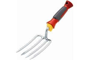 WOLF-Garten LU2B Flower Fork Fixed Hand Tool, Red, 39.2x2.96x3 cm