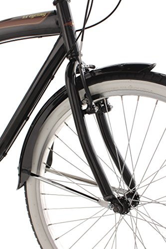 KS Cycling Herren Fahrrad Beachcruiser Vintage RH 46 cm, Schwarz, 26, 729B - 7