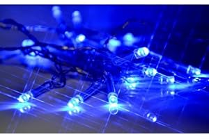 eBuzz Battery Operated Fairy Lights with 20 Blue LEDs (Blue)