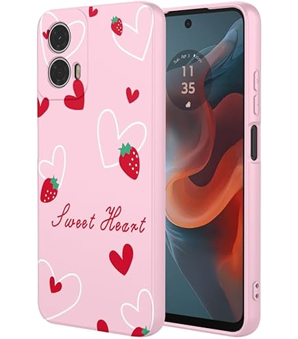 ELECTRO-WEIDEWORLD Cover Per Motorola Moto G45 / G34 5G + 2 Pellicole In Vetro Temperato – Custodia In Silicone Morbido TPU, Antiurto, Sottile