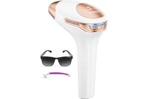 PRETTIVO IPL Geräte Haarentfernung Laser mit MAX 21J Energie, 3-in-1 HR/SC/RA Advanced Function IPL-Laser-Epilierer Damen-Haarentfernungsgerät für Frauen und Männer – 999900 Blitze