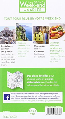 Couverture du livre de Un grand week-end à Naples, Pompéi et Capri: Avec Pompéi, Sorrento, la côte Amalfitaine, Capri, Ischia...