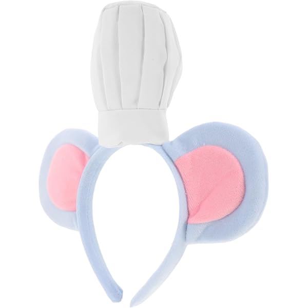 Kuscul 4 Pcs Halloween Mouse Chef Costume Include Mice Ears Headband With Tail Bow