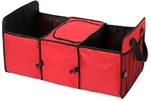YIOVVOM Organizador para maletero – Mejor para mantener todos los suministros de camiones juntos, resistente y duradero para transportar carga, mientras que plegable para un fácil almacenamiento.