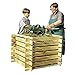 Produktbild Komposter Holz mit Stecksystem imprägniert 100 x 100 x 70 cm Holzkomposter Kompostsilo Brettkomposter Kompostbehälter