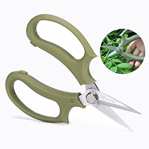 Preisvergleich Produktbild WOLTU Gartenzubehör 1087 Standard Blumenschere Gartenschere Astschere Obst Rosa Schere Profi