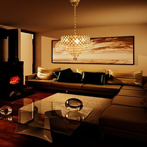 Arus Pendent Crystal Chandilers Ceiling Lamp