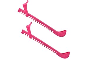 CUNTAUK Protezioni per Pattini da Ghiaccio, Scarpe da Hockey coperture Lama Pattino da Ghiaccio, Fibbie Regolabili Pattinaggio su Ghiaccio Protector Figura Pattini Guardie Hockey