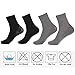 Makhry 2 Pairs Moisturizing Spa Gel Socks for Hard Dry Cracked Skin Recovery Socks Classical Grid Socks Men size 6-11 (Black Grid+Grey Grid)