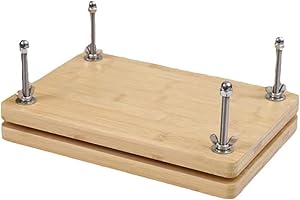 Eivdru Buchpresse aus Holz, Buchbindung, Buchbinderpresse, Buchbinderpresse aus Holz, robuste Mehrzweckbindungspresse, Bindungspresse