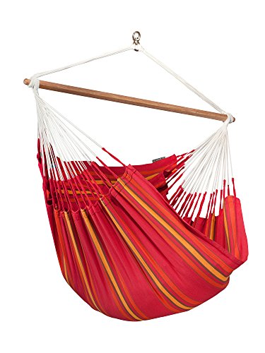 La Siesta Kolumbianischer Hängestuhl Lounger CURRAMBERA cherry