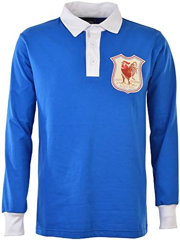TOFFS FRANCE 1924 VINTAGE RUGBY SHIRT (XXL 46" (25" pit to pit))