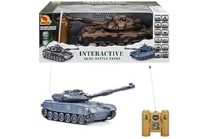 s-idee® Battle Panzer 99801 1:20 avec système de combat infrarouge intégré 2,4 GHz RC R/C