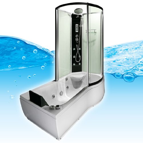 Preisvergleich Produktbild AcquaVapore DTP8050-A003L Whirlpool, Badewanne, Dusche, Duschkabine 170x98