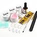 PROFESSIONAL 3 COLOURS UV GEL KIT ACRYLIC NAIL ART TIPS BRUSH FILE SET Manicure Full Set DIY Decor