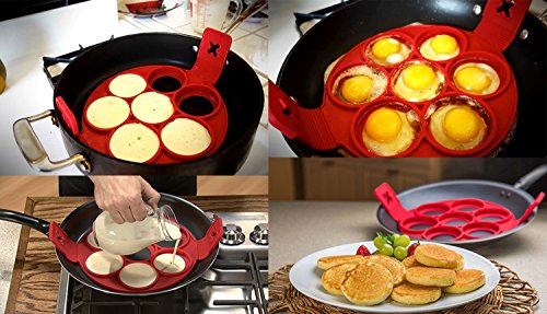 MORAN Perfekte Panicakes, Pancake Maker , Nonstick Oberfläche , Umwelt Silikon - 4