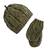 ex Mothercare Baby hat & mitt glove set BNWT - RRP £7- £8 Christmas Xmas gift idea (12 - 24 Months)