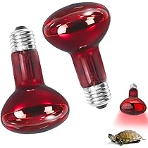 Lampada Riscaldante Infrarossi 100W Per Terrario - 2 Pezzi E27 Per Tartarughe, Rettili E Anfibi - Foto 2