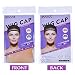 eBoot 3 Pack Wig Caps, Neutral Nude Beige and Black Mesh