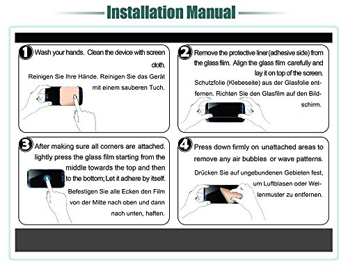 ELTD Huawei Mediapad M3 8.4 Displayschutz, Glas Folie Schutzfolie Glas Panzerfolie Displayschutzfolie, Klar Anti-Kratz,9H Hardness aus - 7