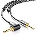 Price comparison product image deleyCON 3.0m (10 ft) jack spiral cable - 90° 3.5mm jack plug to 3.5mm jack plug - stereo audio - gold-plated jack plug