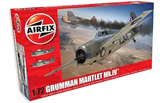 Airfix Grumman Martlet MK IV 1:72 Military Aircraft Plastic Model Kit