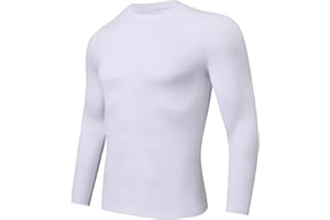 Djtnzdm Camiseta Térmicas Hombre Invierno Camisetas Interior Termicas Hombre Manga Larga Deporte Camisa Polar Futbol Frio Ropa