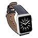 Produktbild Solo Pelle Apple Watch Series 1 & 2 "Watch" Leder Armband Uhrenband mit passendem Uhrenadapter Connector Ersatzband Strap (42 mm Blau )