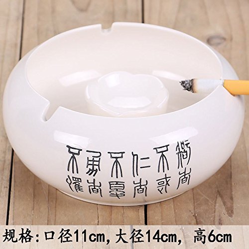 Hotel Chinese Ceramic Clay Ceramic Ashtray Tea Table With Retro Dormitory Internet Cafes Trend Simple Ashtray