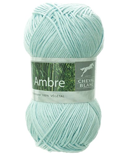 Strickgarn AMBRE, 70% Bambus, #210 hellblau, 50 g