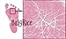 BabyRice New Baby Hand and Footprint Inkless Wipe Prints Kit (Pink)