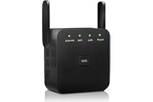 MELEDA 2023 Newest WiFi Booster, WiFi Extender, WiFi Repeater, 300Mbps 2.4GHz WiFi Extender, Internet Booster - with Ethernet Port, Quick Setup, Home Wireless Signal Booster