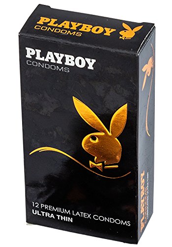 Preisvergleich Produktbild Carvaka Playboy Geschmiert Ultra Thin Kondome 12 Pack