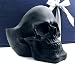 Produktbild Deko-Totenkopf Toten-Schädel, Skull, originelle Universal-Schale im Geschenk-Set, Geschenkidee zu Weihnachten Geburtstag für Frauen, Männer, Gothic, Partydeko, Ablage-Snack-Pflanzschale (schwarz matt)