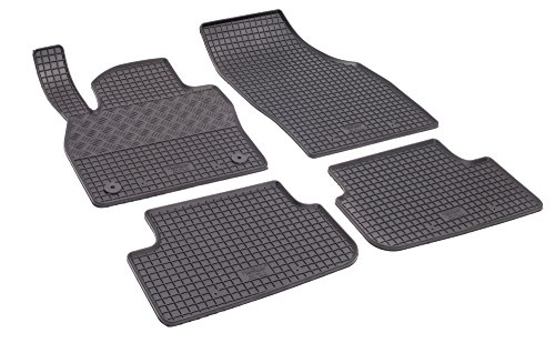 Preisvergleich Produktbild Gummifußmatten passgenau fahrzeugspezifisch Automatten Gummimatten rutschfest Schwarz - RIGUM - RIG0TX507