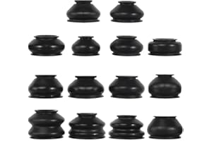 Namvo 14 Pcs Ball Joint Dust Cover Kit Universal Multipack Ball Joint Rubber Ball Joint Covers Track Rod End Set Kit, Rubber Tie Rod End Ball Joint Dust Boots