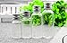 6PCS 10ml/15ml/20ml/30ml Empty Clear Travel Portable Refillable Plastic Essential Oils Powders Creams Small Bottle Jar Container with Aluminum Silver Lid (30ml/ 1oz)