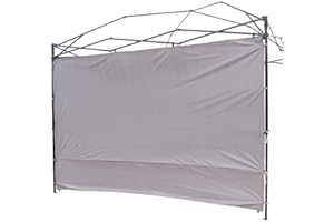 NINAT Canopy Sunwall 3M Sunshade Privacy Panel for Gazebos Tent Waterproof Sun Wall for Straight Leg Gazebos, Sidewall Only (Canopy Frame Not Included)