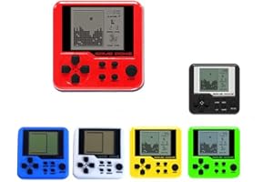 BSTCAR Retro-Handheld-Spielekonsole mit 23 Spielen, tragbare Mini-Handheld-Spielkonsole, Handtaschen-Gameboy-Spieler Kinder und Erwachsene, 1 Packung zufällige Farbe