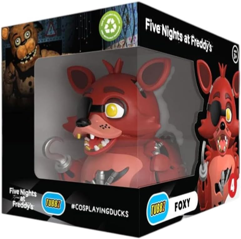 TUBBZ Boxed Edition: Five Nights at Freddy's - Foxy Cosplaying Rubber Duck Vinil Figür