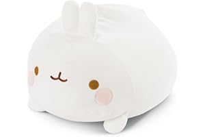 NICI 47752 Kissen Hase Molang figürlich 30x40cm Plüsch Kuscheltier Kawaii, 1 Stück (1er Pack), Weiß