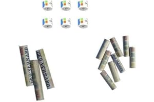 ‎GEO-VERSAND geo-versand 10 wasserfeste Logstreifen Mix Geocaching Logbuch Schraube Schnecke Nano