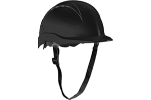 ACE Patera Casque de Chantier - Casque de Sécurité - Casque de Protection avec Fermeture Rotative (Noir)